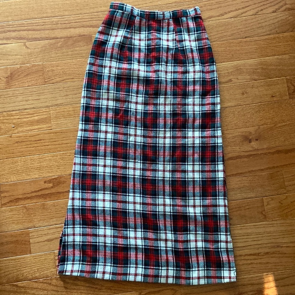 Vintage Plaid Skirt size 10 RARE